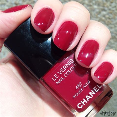 chanel 487 rouge fatalnail polish